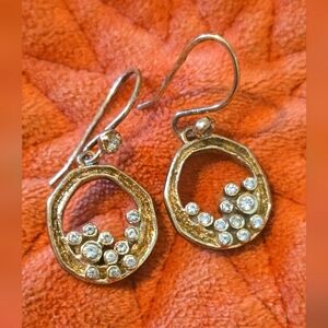 Emma Baby Custer Earrings - Gold White - Melinda Maria